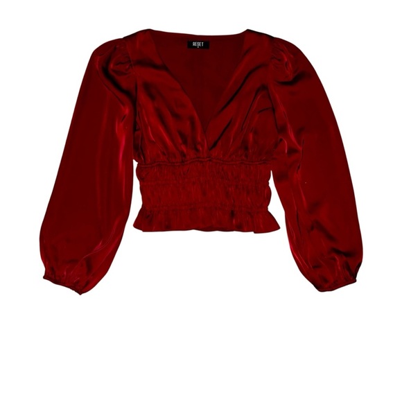 Reset By Jane Tops - Reset by Jane Deep Red Size Medium Top